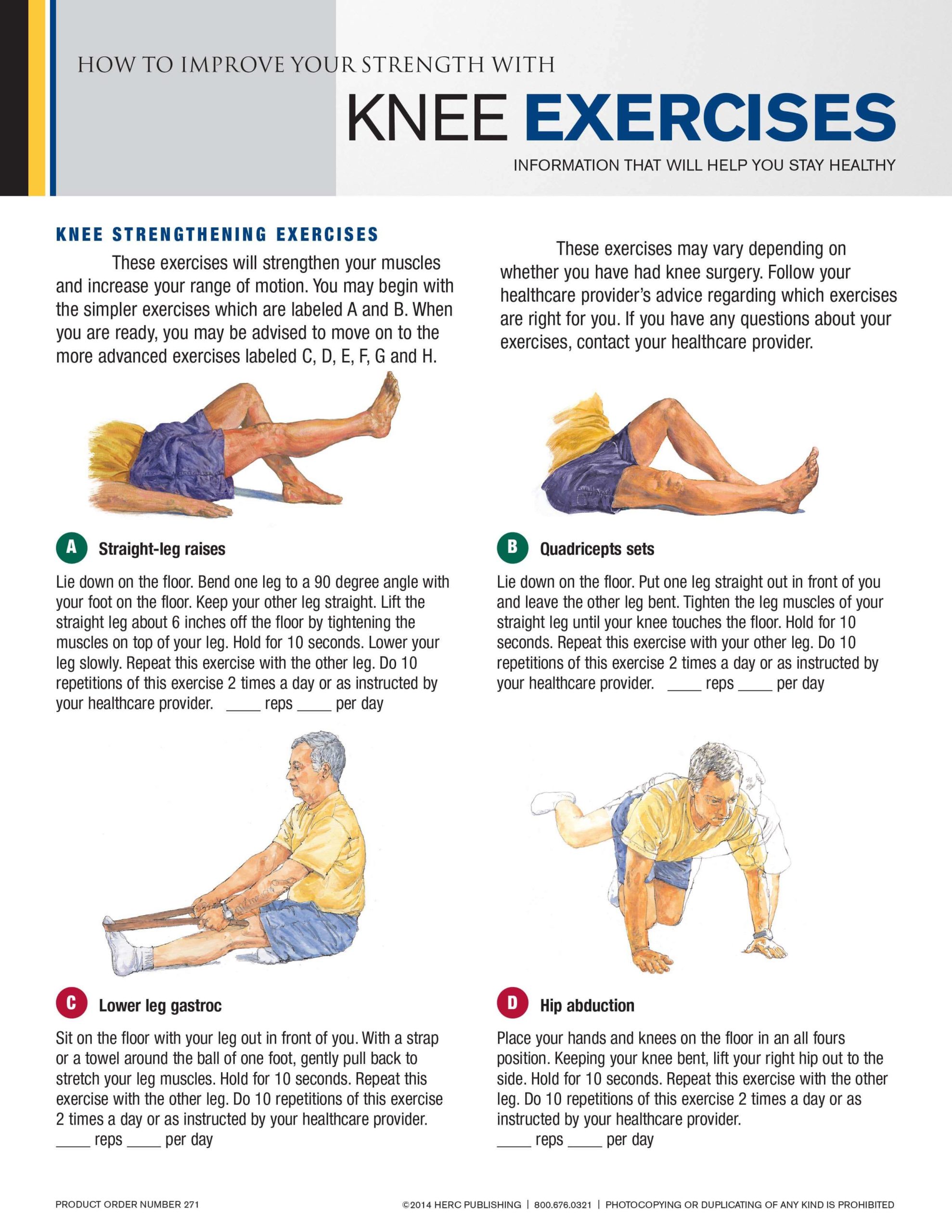 Knee Exercises HERC Publishing